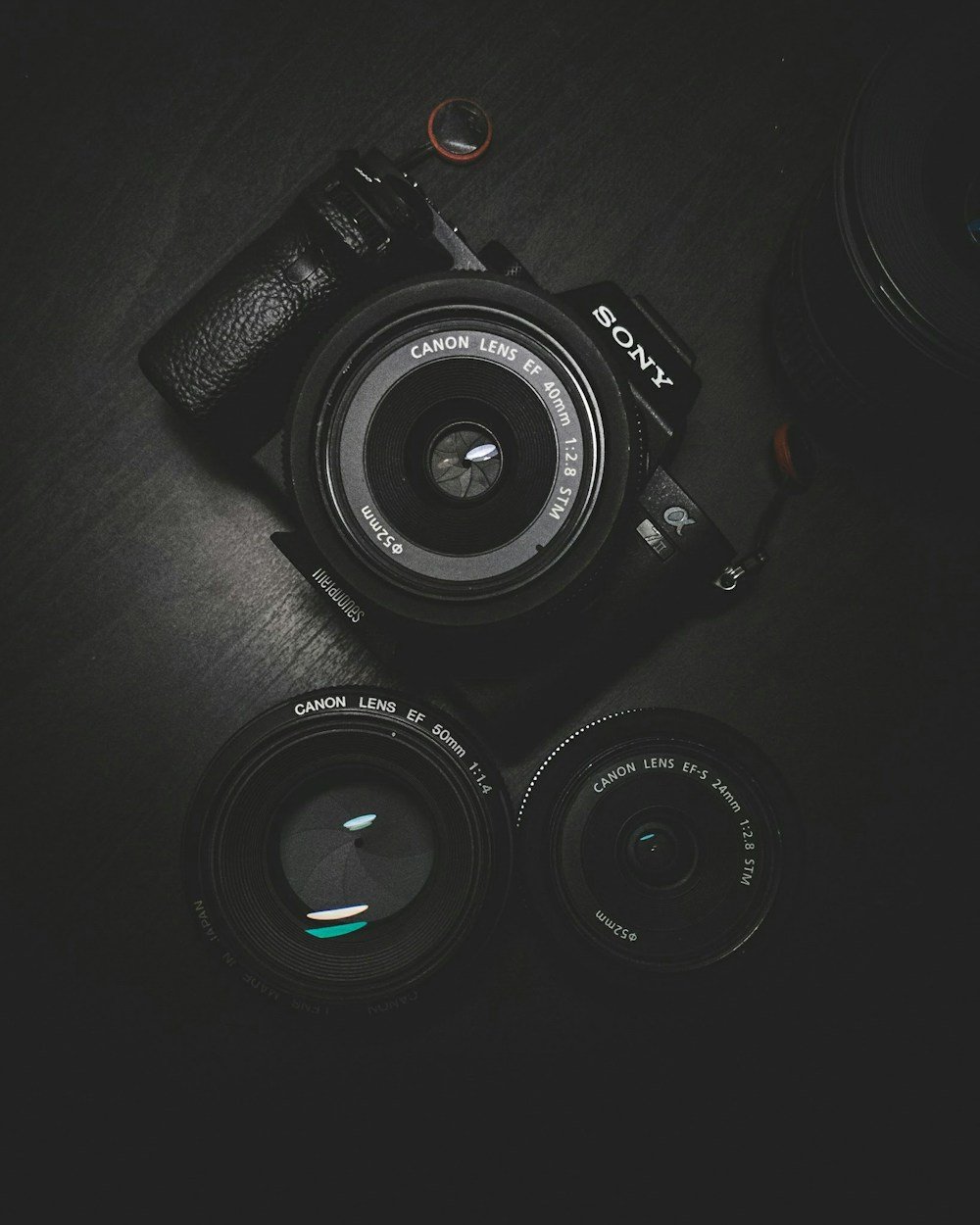 Camera equipment used to create digital content